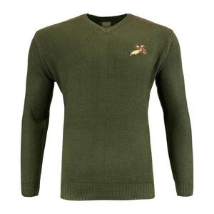 Jack Pyke Mens Shooters Sweater Top / Olive Green